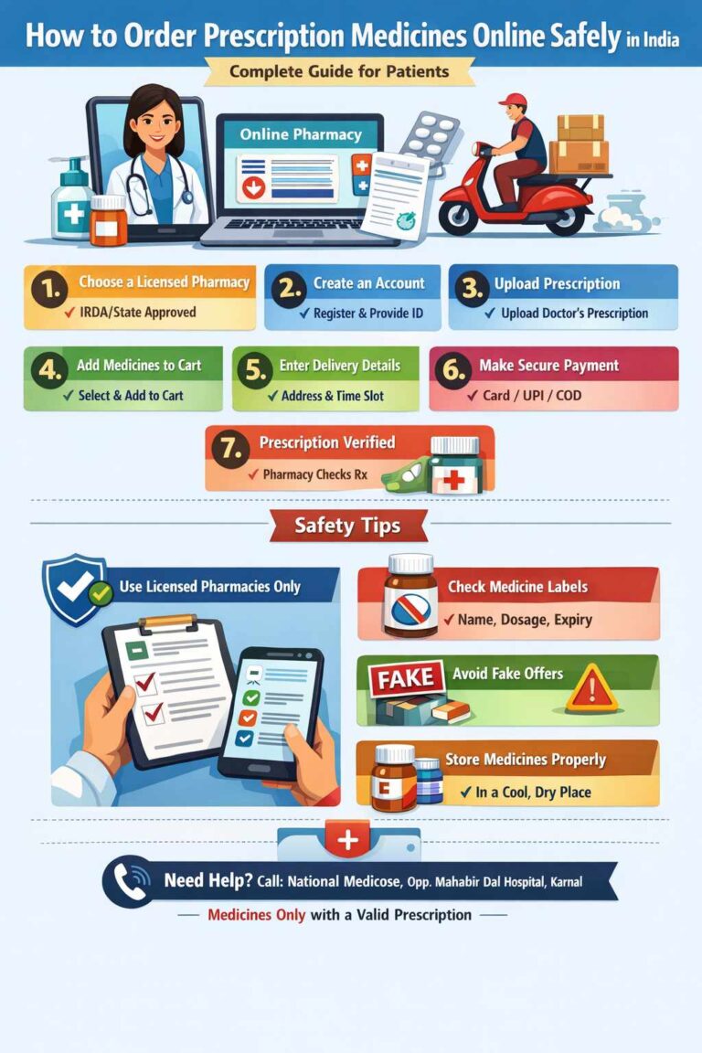 Read more about the article How to Order Prescription Medicines Online Safely in India (Complete Guide for Patients)