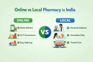 Read more about the article Online vs Local Pharmacy: Why Trusted Neighborhood Pharmacies Still Matter in 2025